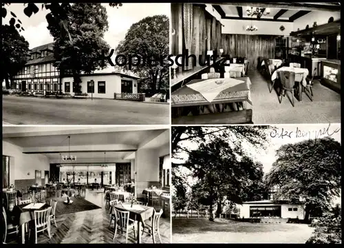 ÄLTERE POSTKARTE LECKERMÜHLE GASTHOF ZU DEN DREI LINDEN OSTERCAPPELN BOHMTE Osterkappeln Ansichtskarte AK cpa postcard