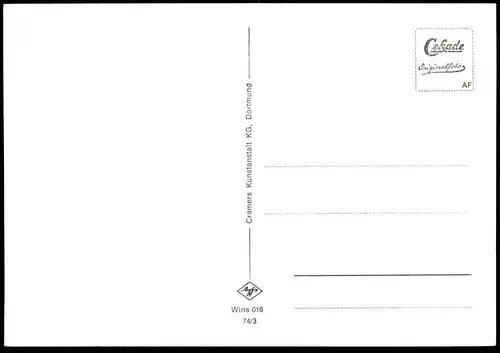 ÄLTERE POSTKARTE WINSEN AN DER LUHE RATHAUS VESPA MOTORROLLER ROLLER Ansichtskarte AK cpa postcard