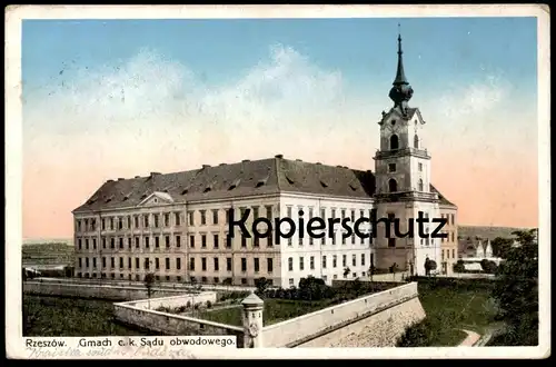 ALTE POSTKARTE RZESZOW GMACH C. K. SADU OBWODOWEGO Polska Poland Polen Ansichtskarte postcard AK cpa