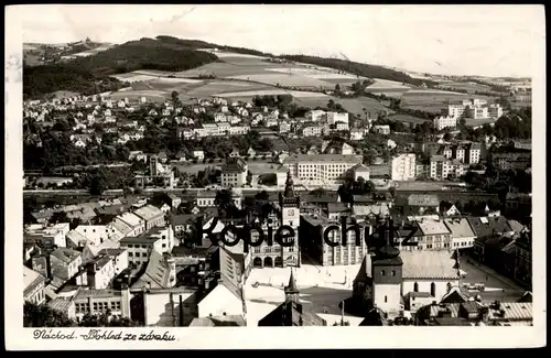 ALTE POSTKARTE NACHOD POHLED ZE ... NACHODA 1941 Czech Republic Ceska Republika Ansichtskarte postcard