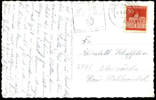 ALTE POSTKARTE WEINHAUS UND WEINVERSAND ZWICK HAMMERSTEIN RHEIN Bad Hönningen Wein cpa postcard AK Ansichtskarte