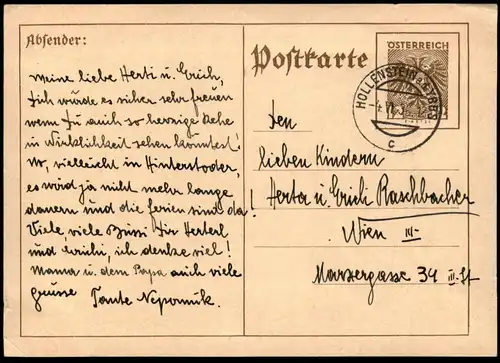 ALTE POSTKARTE ORIGINAL ZEICHNUNG REHE GROSSHOLLENSTEIN 04.06.1936 REH HOLLENSTEIN AK Ansichtskarte postcard cpa