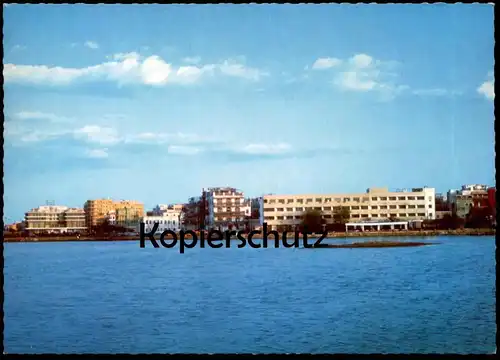ÄLTERE POSTKARTE JEDDAH VIEW FROM THE SEA VUE PRISE DE LA MER Saudi Arabia postcard Ansichtskarte AK cpa