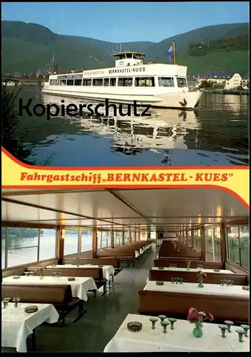 ÄLTERE POSTKARTE FAHRGASTSCHIFF MS BERNKASTEL KUES Schiff Motorschiff ship bateau Ansichtskarte AK postcard cpa