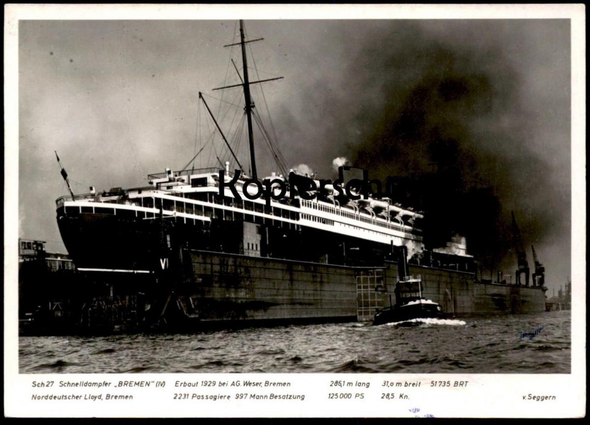 Carte Postale Ancienne - Paquebot Europa - Norddeutscher Lloyd - Non Voyagée