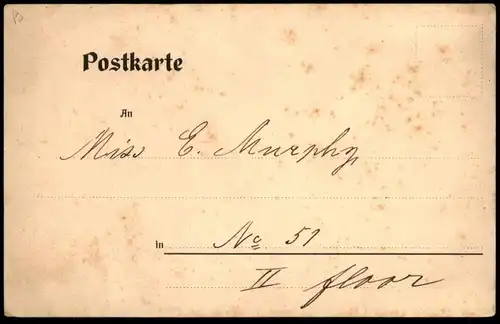 ALTE POSTKARTE DRESDEN CARL ANHÄUSER KÖNIGLICHER HOFLIEFERANT PORZELLAN ZWERG FROSCH frog dwarf midget nain postcard