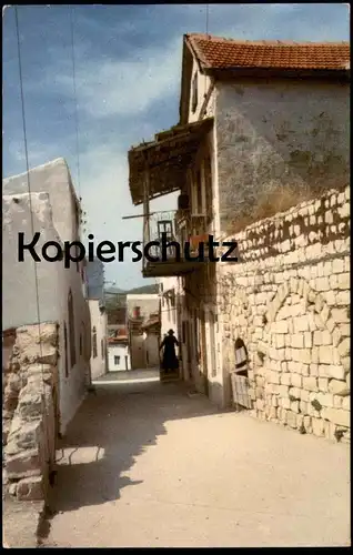 ÄLTERE POSTKARTE ISRAEL SAFAD LANE IN THE OLD CITY 1962 GASSE IN DER ALTEN STADT cpa postcard AK Ansichtskarte