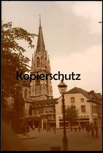 ALTES ORIGINAL FOTO AACHEN INNENSTADT 1976 LATERNE LAMPE Aken Aix-la-Chapelle Straßenbeleuchtung Photo 13 cm x 9 cm