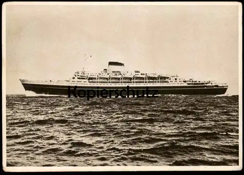 ALTE POSTKARTE MS CRISTOFO COLOMBO TURBONAVE KREUZFAHRTSCHIFF Schiff Motorschiff Kolumbus ship bateau Ansichtskarte AK