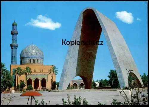 ÄLTERE POSTKARTE BAGHDAD UNKNOWN SOLDIER MONUMENT munoment statue Iraq Irak postcard cpa Ansichtskarte AK