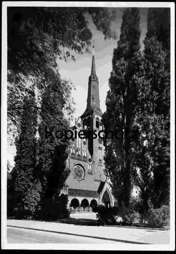 ALTE POSTKARTE STETTIN BUGENHAGENKIRCHE KIRCHE Pommern Szczecin AK Ansichtskarte cpa postcard