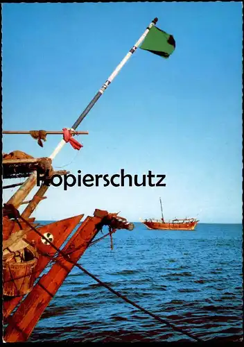ÄLTERE POSTKARTE JEDDAH VOILIERS SAILERS SCHIFFE LA MER Schiff ship Saudi Arabia Positionsflagge postcard Ansichtskarte