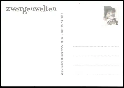 ÄLTERE POSTKARTE MARIONETTE KASPERLE ZWERGE MATROJSCHKA MATROSCHKA puppet fantoche postcard Ansichtskarte cpa AK