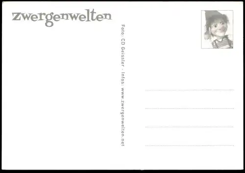ÄLTERE POSTKARTE MARIONETTE KASPERLE ZWERG MATROJSCHKA MATROSCHKA puppet fantoche postcard Ansichtskarte cpa AK