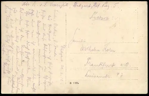 ALTE POSTKARTE SOLDATEN MIT HUND 1918 VERFASST RESERVE LAZARETT 5 STUTTGART OFFIZIERE UNTEROFFIZ. MILITÄR Ansichtskarte