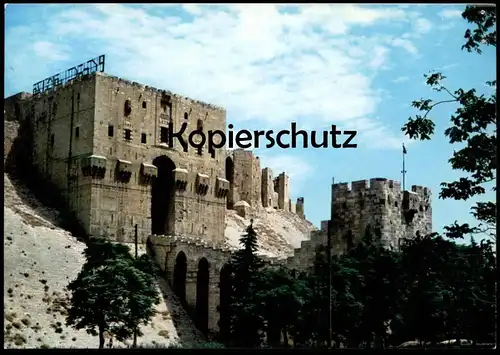 ÄLTERE POSTKARTE ALEPPO LA CITADELLE Alep The Citadel Syrie Syria Syrien cpa postcard Ansichtskarte AK