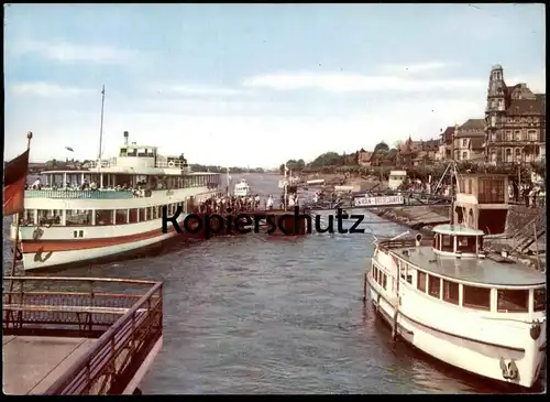 ÄLTERE KARTE KÖLN-DÜSSELDORFER ANLEGESTELLE KÖNIGSWINTER DAMPFER HILDEGUND LANDUNGSPLATZ Schiff ship photo Foto