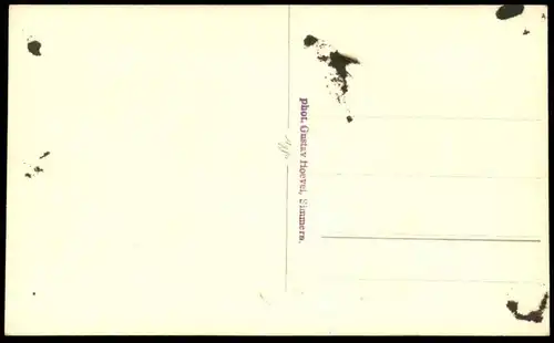 ALTE FOTO POSTKARTE SIMMERN UMZUG VERM. ERNTEDANK FEST FLAGGE 30ER JAHRE TRACHT MILITÄR PHOTO GUSTAV HOEVEL cpa AK