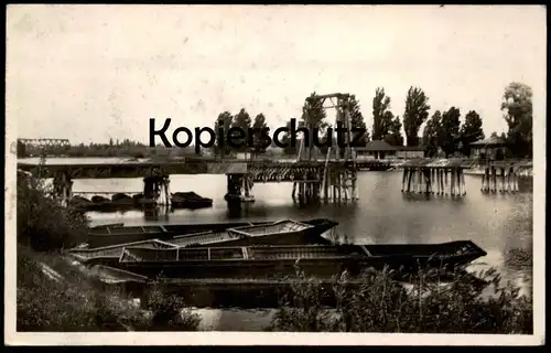 ALTE POSTKARTE SPEYER ZONE FRANCAISE D'OCCUPATION EN ALLEMAGNE ECOLE DE PONTS SUR LE RHIN Rhein cpa AK postcard