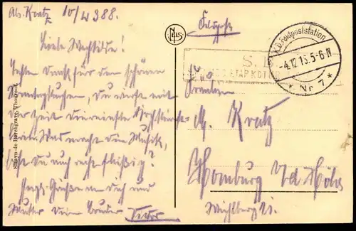 ALTE POSTKARTE THOUROUT TORHOUT PANORAMA 1915 Flandern Westflandern Feldpost Belgien Belgique Belgie cpa postcard AK