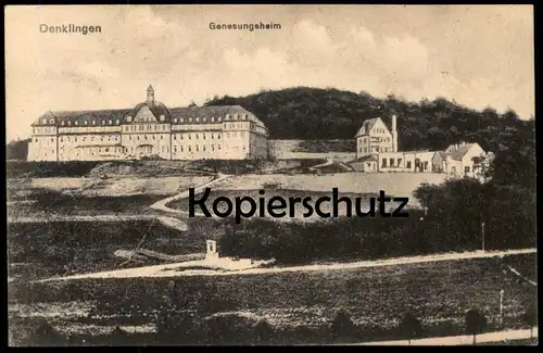 ALTE POSTKARTE DENKLINGEN GENESUNGSHEIM REICHSHOF PANORAMA Ansichtskarte postcard cpa AK