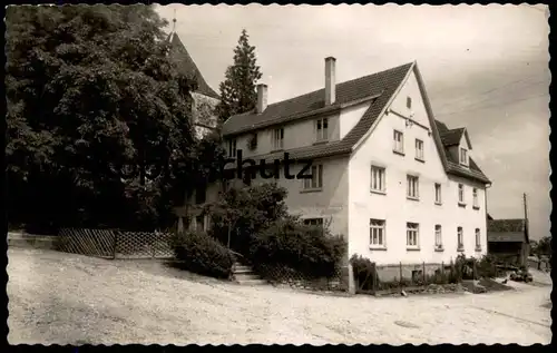 ÄLTERE POSTKARTE HOHENSTAUFEN BEI GÖPPINGEN PENSION ALBBLICK Jägerzaun Zaun Ansichtskarte AK cpa postcard