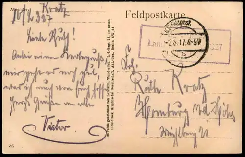 ALTE KÜNSTLER POSTKARTE RUSSLAND DORF DORFIDYLL 1. WELTKRIEG J. WUNDERLICH IM FELDE 1916 Russia postcard Ansichtskarte