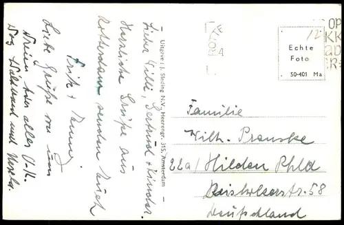 ALTE POSTKARTE ROTTERDAM REMONSTRAAT KERK WESTERSINGEL LKW pickup lorry camion postcard cpa Ansichtskarte AK