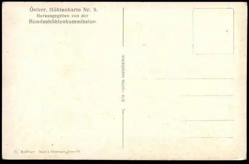 ALTE POSTKARTE DACHSTEIN RIESENEISHÖHLE OBERTRAUN OBERÖSTERREICH FLUSSTUNNEL Höhle cave grotte Österreich postcard