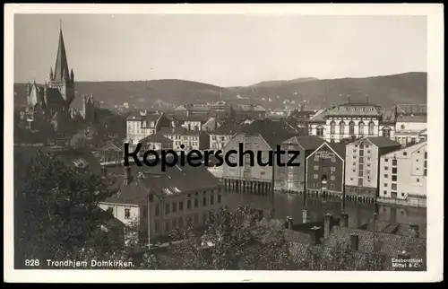 ALTE POSTKARTE TRONDHJEM DOMKIRKE KIRKE NORGE Trondheim Norwegen norway Norvege postcard cpa Ansichtskarte AK