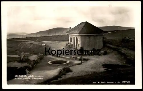 ALTE POSTKARTE ELBEQUELLE KRKONOSE LABSKY PRAMEN RIESENGEBIRGE ELBQUELLE KARPACZ Karkonosze Ansichtskarte postcard cpa