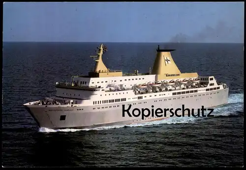 ÄLTERE POSTKARTE KRONPRINS HARALD AUF SEE FÄHRSCHIFF FÄHRE ferry Schiff Motorschiff ship bateau Ansichtskarte postcard