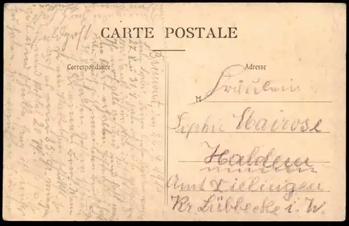 ALTE POSTKARTE TINQUEUX CAFÉ BILLARD ÉPECIRIE MERCERIE AU ROBINSON DE L'ORME SÉCULAIRE MARNE cpa Ansichtskarte postcard