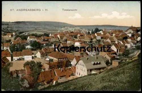 ALTE POSTKARTE ST. ANDREASBERG IM HARZ TOTALANSICHT 1918 Total Panorama Ansichtskarte AK cpa postcard