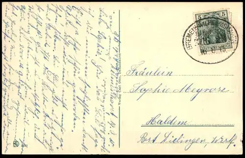 ALTE POSTKARTE DELMENHORST ERHOLUNGSHEIM ELMELOH Heim Ansichtskarte cpa postcard AK