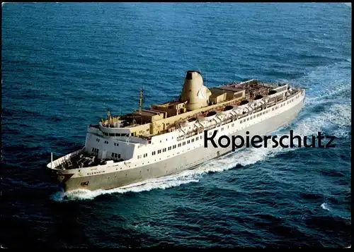ÄLTERE POSTKARTE MS M.V. BLENHEIM FRED OLSEN LINES PASSAGIERFÄHRE ENGLAND MADEIRA & CANARY ISLANDS Schiff ship postcard