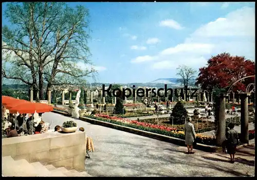 ÄLTERE POSTKARTE STUTTGART ROSENGARTEN GARTEN ROSEN jardin garden Park parc Ansichtskarte AK cpa postcard