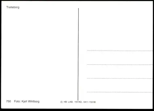 ÄLTERE POSTKARTE MS NILS HOLGERSSON PETER PAN TT LINIE IN TRELLEBORG AUTOFÄHRE Schiff Motorschiff ship postcard