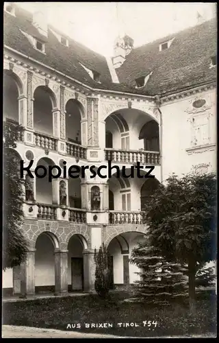 ALTE POSTKARTE AUS BRIXEN IN TIROL HEIMATSCHUTZKARTE Trentino Dolomiten Dolomiti Bressanone Italia Italien Ansichtskarte