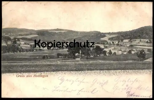 ALTE POSTKARTE GRUSS AUS HOTTINGEN RICKENBACH TOTALANSICHT PANORAMA Ansichtskarte AK postcard cpa