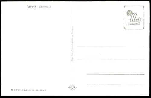 ALTE POSTKARTE TIENGEN OBERRHEIN PANORAMA TOTALANSICHT GESAMTANSICHT Total Waldshut-Tiengen postcard cpa Ansichtskarte