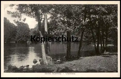 ALTE POSTKARTE HOLSTEINISCHE SCHWEIZ UKLEISEE EUTIN Uglei Ugleisee Ansichtskarte AK cpa postcard