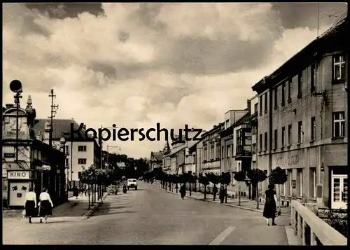 ALTE POSTKARTE NYMBURK TRIDA 2. KVETNA KINO cinema Hotel Ceska Tschechische Republik Ansichtskarte cpa postcard AK