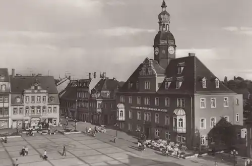 ÄLTERE POSTKARTE BORNA KARL-MARX-PLATZ AK Ansichtskarte postcard cpa