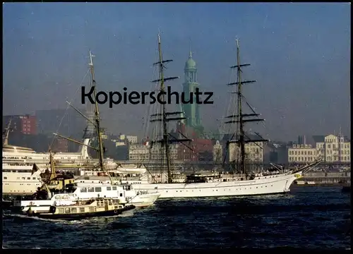VIER ÄLTERE POSTKARTEN SEGELSCHIFF PASSAT GORCH FOCK LIBERTAD MS UGANDA BARK POSTKARTE AK Schiff sailing ship postcards