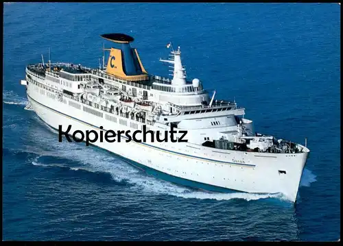 ÄLTERE POSTKARTE M/S MS DANAE COSTA KREUZFAHRTSCHIFF DAMPFER steamer ship bateau Ansichtskarte AK postcard cpa