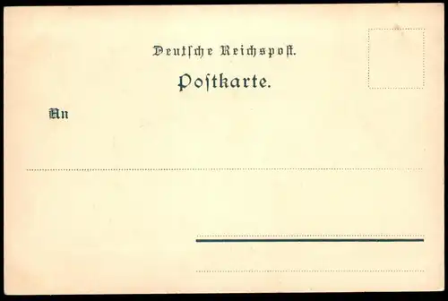 ALTE LITHO POSTKARTE GRUSS VOM FORSTHAUSE BEI GEORGSMARIENHÜTTE BLICK NACH DEM DÖRENBERGE Forsthaus Dörenberg AK cpa