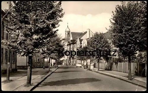 ÄLTERE POSTKARTE RUHLAND BAHNHOFSTRASSE ALLEE 1963 Ansichtskarte cpa postcard AK