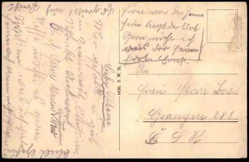 ALTE POSTKARTE STETTIN HANSABRÜCKE MAST EINES SCHIFFS FISCH-BOLLWERK Pommern Szczecin Poland polska postcard AK