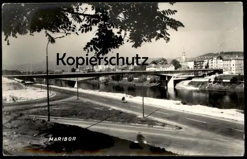 ÄLTERE POSTKARTE MARIBOR SLOWENIEN PANORAMA SLOVENIJA Slovenia Ansichtskarte cpa postcard AK